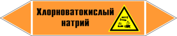 Маркировка трубопровода "хлорноватокислый натрий" (k10, пленка, 126х26 мм)" - Маркировка трубопроводов - Маркировки трубопроводов "КИСЛОТА" - Магазин охраны труда ИЗО Стиль