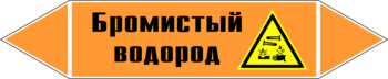 Маркировка трубопровода "бромистый водород" (k14, пленка, 252х52 мм)" - Маркировка трубопроводов - Маркировки трубопроводов "КИСЛОТА" - Магазин охраны труда ИЗО Стиль